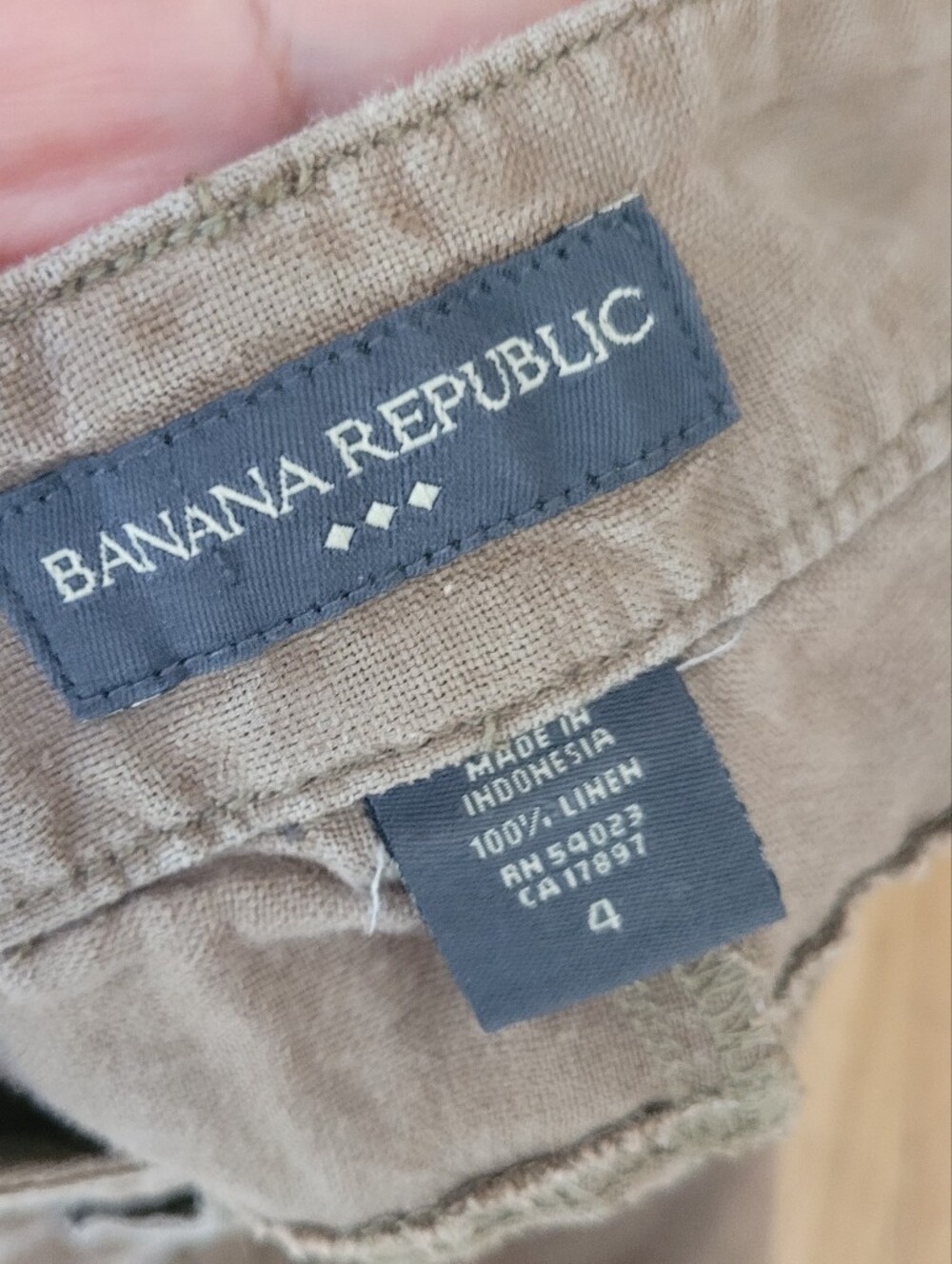 Banana Republic Brown Linen Shorts - Picture 8 of 8
